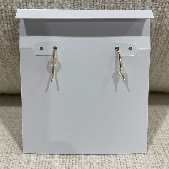 Kendra Scott Dani Gold Color Burst Frame Drop Earrings - Picture 2 of 4